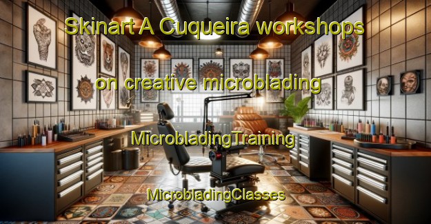 Skinart A Cuqueira workshops on creative microblading | #MicrobladingTraining #MicrobladingClasses #SkinartTraining-Spain