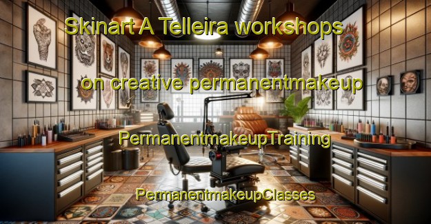 Skinart A Telleira workshops on creative permanentmakeup | #PermanentmakeupTraining #PermanentmakeupClasses #SkinartTraining-Spain