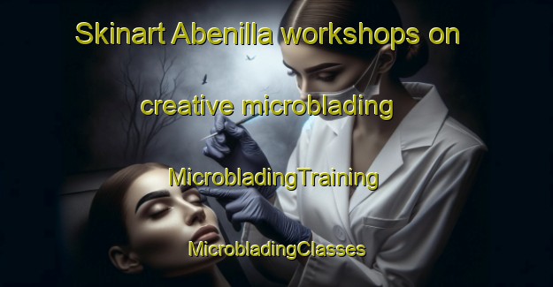 Skinart Abenilla workshops on creative microblading | #MicrobladingTraining #MicrobladingClasses #SkinartTraining-Spain