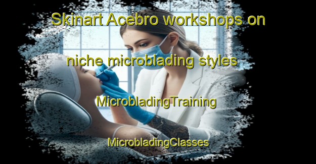 Skinart Acebro workshops on niche microblading styles | #MicrobladingTraining #MicrobladingClasses #SkinartTraining-Spain