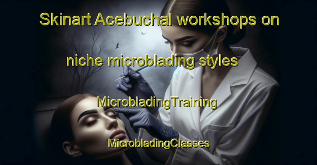 Skinart Acebuchal workshops on niche microblading styles | #MicrobladingTraining #MicrobladingClasses #SkinartTraining-Spain