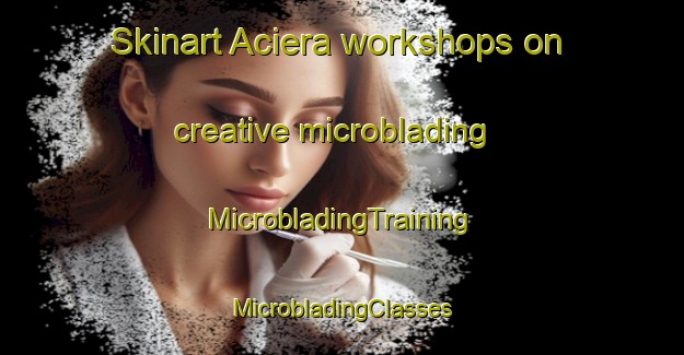 Skinart Aciera workshops on creative microblading | #MicrobladingTraining #MicrobladingClasses #SkinartTraining-Spain