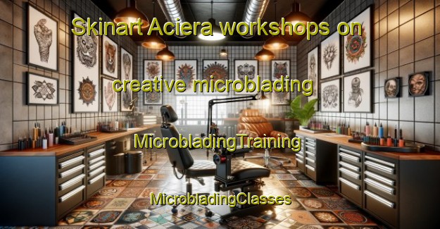 Skinart Aciera workshops on creative microblading | #MicrobladingTraining #MicrobladingClasses #SkinartTraining-Spain