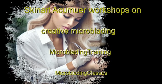 Skinart Acumuer workshops on creative microblading | #MicrobladingTraining #MicrobladingClasses #SkinartTraining-Spain