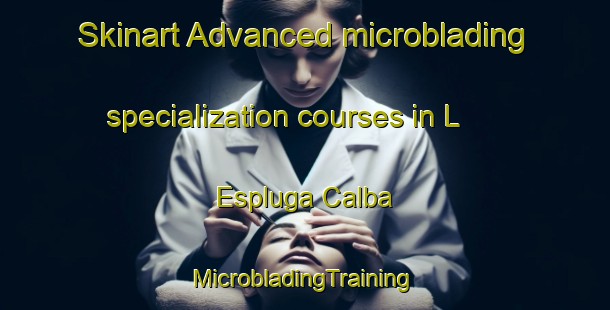 Skinart Advanced microblading specialization courses in L  Espluga Calba | #MicrobladingTraining #MicrobladingClasses #SkinartTraining-Spain