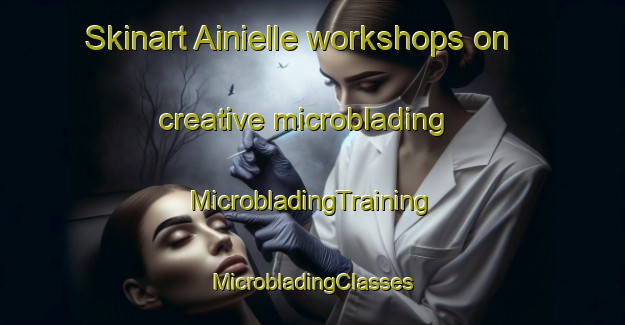 Skinart Ainielle workshops on creative microblading | #MicrobladingTraining #MicrobladingClasses #SkinartTraining-Spain