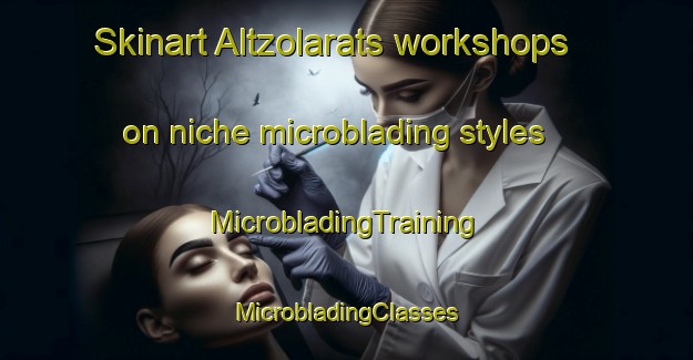 Skinart Altzolarats workshops on niche microblading styles | #MicrobladingTraining #MicrobladingClasses #SkinartTraining-Spain