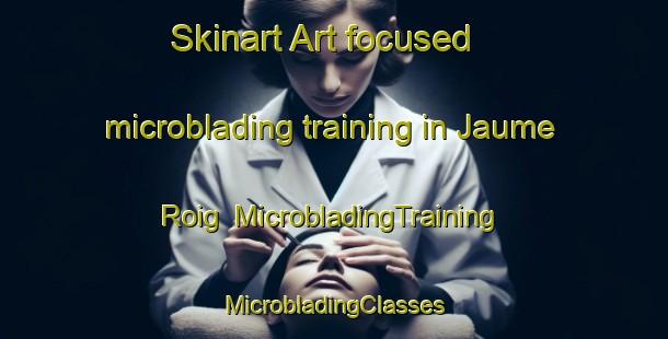 Skinart Art-focused microblading training in Jaume Roig | #MicrobladingTraining #MicrobladingClasses #SkinartTraining-Spain