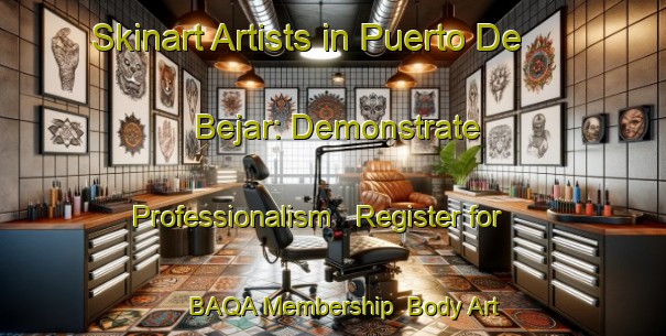 Skinart Artists in Puerto De Bejar: Demonstrate Professionalism - Register for BAQA Membership | Body Art Qualification Authority | BAQA-Spain