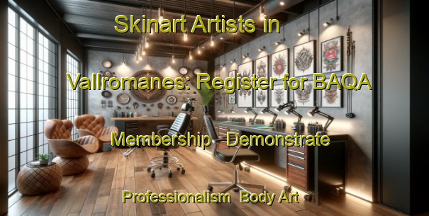 Skinart Artists in Vallromanes: Register for BAQA Membership - Demonstrate Professionalism | Body Art Qualification Authority | BAQA-Spain