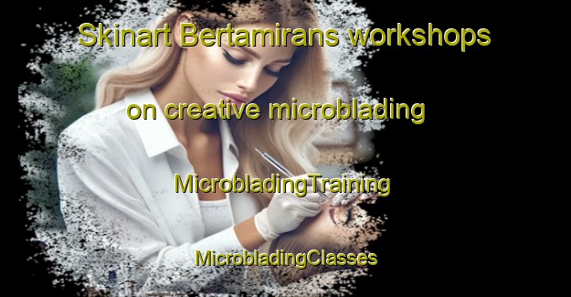 Skinart Bertamirans workshops on creative microblading | #MicrobladingTraining #MicrobladingClasses #SkinartTraining-Spain