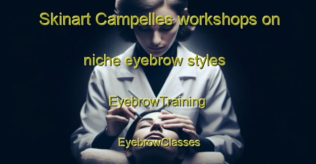 Skinart Campelles workshops on niche eyebrow styles | EyebrowTraining | EyebrowClasses | SkinartTraining-Spain