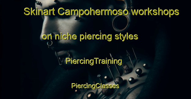 Skinart Campohermoso workshops on niche piercing styles | #PiercingTraining #PiercingClasses #SkinartTraining-Spain