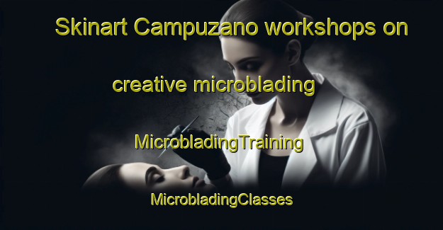 Skinart Campuzano workshops on creative microblading | #MicrobladingTraining #MicrobladingClasses #SkinartTraining-Spain