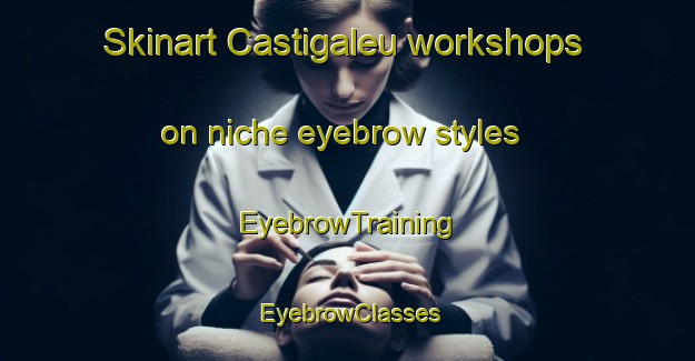 Skinart Castigaleu workshops on niche eyebrow styles | EyebrowTraining | EyebrowClasses | SkinartTraining-Spain