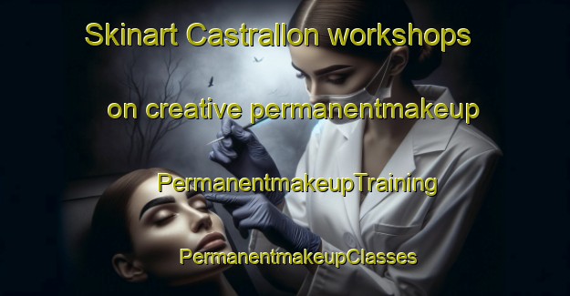 Skinart Castrallon workshops on creative permanentmakeup | #PermanentmakeupTraining #PermanentmakeupClasses #SkinartTraining-Spain