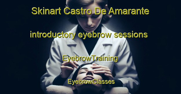 Skinart Castro De Amarante introductory eyebrow sessions | EyebrowTraining | EyebrowClasses | SkinartTraining-Spain