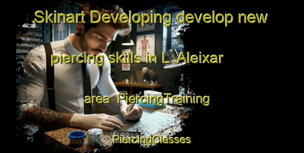 Skinart Developing develop new piercing skills in L  Aleixar area | #PiercingTraining #PiercingClasses #SkinartTraining-Spain