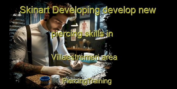 Skinart Developing develop new piercing skills in Villaestremeri area | #PiercingTraining #PiercingClasses #SkinartTraining-Spain