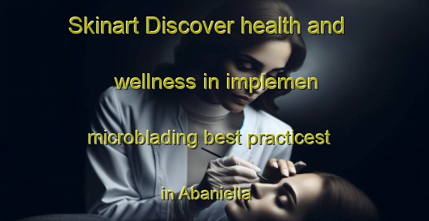 Skinart Discover health and wellness in implemen microblading best practicest in Abaniella | MicrobladingTraining | MicrobladingClasses | SkinartTraining-Spain