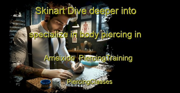 Skinart Dive deeper into specialize in body piercing in Ameixide | #PiercingTraining #PiercingClasses #SkinartTraining-Spain