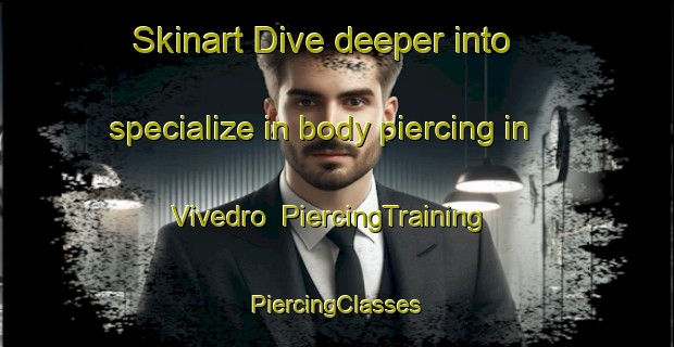 Skinart Dive deeper into specialize in body piercing in Vivedro | #PiercingTraining #PiercingClasses #SkinartTraining-Spain