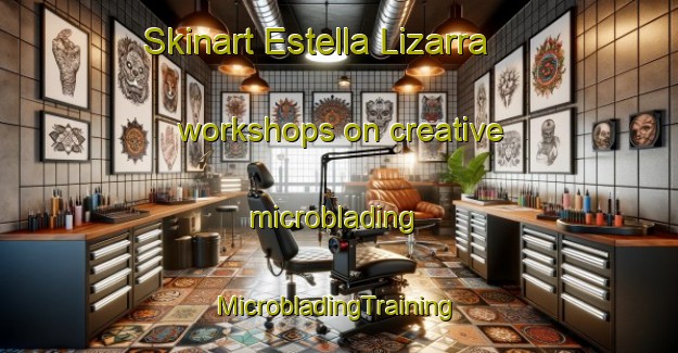 Skinart Estella Lizarra workshops on creative microblading | #MicrobladingTraining #MicrobladingClasses #SkinartTraining-Spain