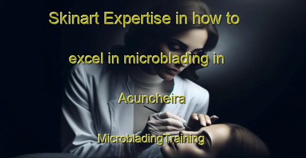 Skinart Expertise in how to excel in microblading in Acuncheira | #MicrobladingTraining #MicrobladingClasses #SkinartTraining-Spain