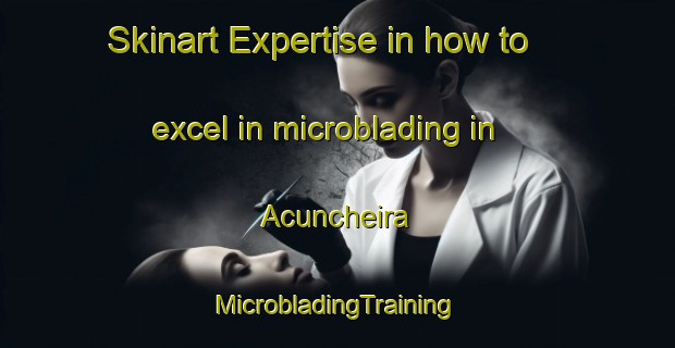 Skinart Expertise in how to excel in microblading in Acuncheira | #MicrobladingTraining #MicrobladingClasses #SkinartTraining-Spain