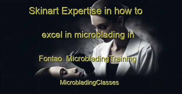 Skinart Expertise in how to excel in microblading in Fontao | MicrobladingTraining | MicrobladingClasses | SkinartTraining-Spain