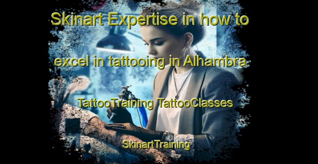 Skinart Expertise in how to excel in tattooing in Alhambra | #TattooTraining #TattooClasses #SkinartTraining-Spain