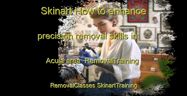 Skinart How to enhance precision removal skills in Acula area | #RemovalTraining #RemovalClasses #SkinartTraining-Spain