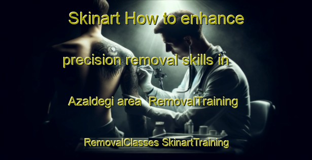 Skinart How to enhance precision removal skills in Azaldegi area | #RemovalTraining #RemovalClasses #SkinartTraining-Spain