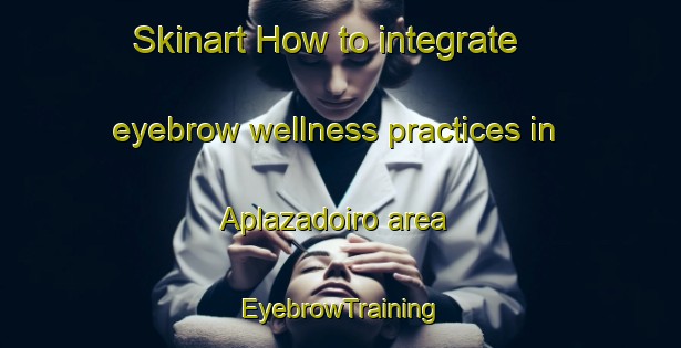 Skinart How to integrate eyebrow wellness practices in Aplazadoiro area | EyebrowTraining | EyebrowClasses | SkinartTraining-Spain