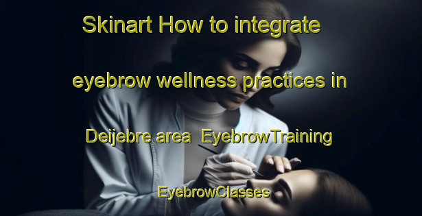 Skinart How to integrate eyebrow wellness practices in Deijebre area | EyebrowTraining | EyebrowClasses | SkinartTraining-Spain