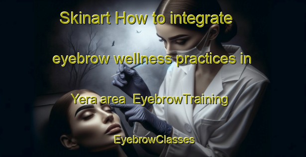 Skinart How to integrate eyebrow wellness practices in Yera area | EyebrowTraining | EyebrowClasses | SkinartTraining-Spain