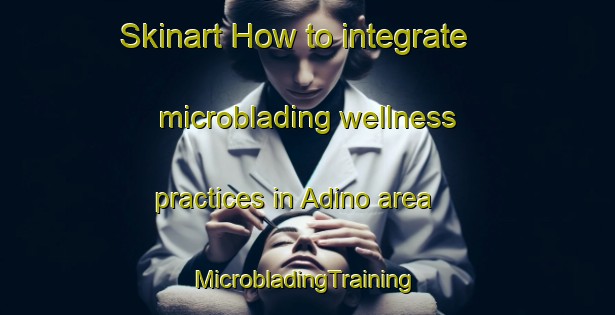 Skinart How to integrate microblading wellness practices in Adino area | #MicrobladingTraining #MicrobladingClasses #SkinartTraining-Spain