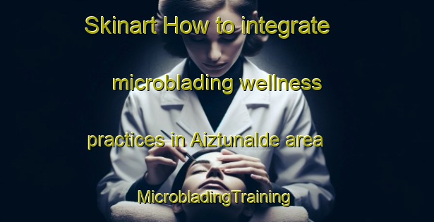 Skinart How to integrate microblading wellness practices in Aiztunalde area | #MicrobladingTraining #MicrobladingClasses #SkinartTraining-Spain