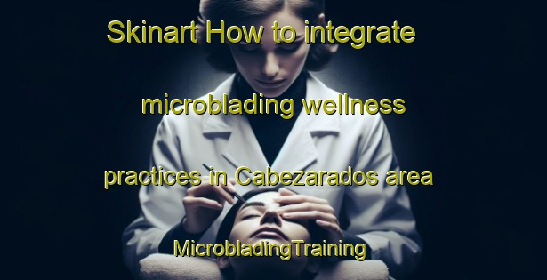 Skinart How to integrate microblading wellness practices in Cabezarados area | #MicrobladingTraining #MicrobladingClasses #SkinartTraining-Spain