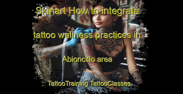 Skinart How to integrate tattoo wellness practices in Abioncillo area | #TattooTraining #TattooClasses #SkinartTraining-Spain