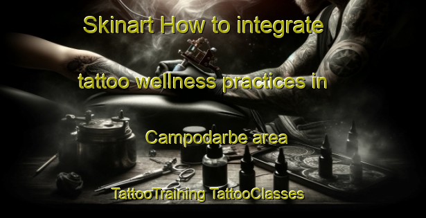 Skinart How to integrate tattoo wellness practices in Campodarbe area | #TattooTraining #TattooClasses #SkinartTraining-Spain