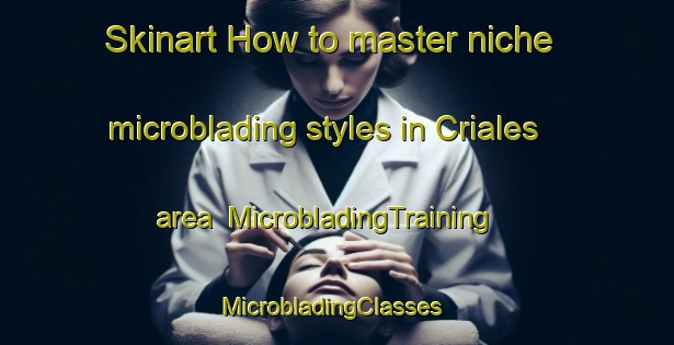 Skinart How to master niche microblading styles in Criales area | MicrobladingTraining | MicrobladingClasses | SkinartTraining-Spain