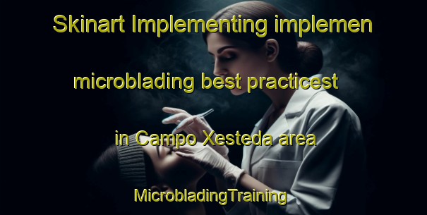 Skinart Implementing implemen microblading best practicest in Campo Xesteda area | #MicrobladingTraining #MicrobladingClasses #SkinartTraining-Spain