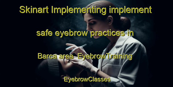 Skinart Implementing implement safe eyebrow practices in Barca area | EyebrowTraining | EyebrowClasses | SkinartTraining-Spain
