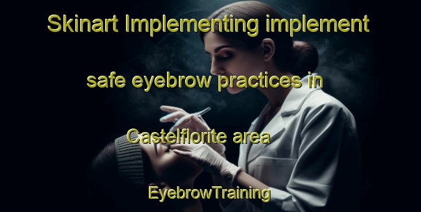 Skinart Implementing implement safe eyebrow practices in Castelflorite area | EyebrowTraining | EyebrowClasses | SkinartTraining-Spain