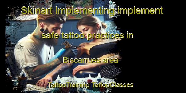 Skinart Implementing implement safe tattoo practices in Biscarrues area | #TattooTraining #TattooClasses #SkinartTraining-Spain