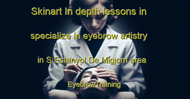 Skinart In-depth lessons in specialize in eyebrow artistry in S Estanyol De Migjorn area | EyebrowTraining | EyebrowClasses | SkinartTraining-Spain