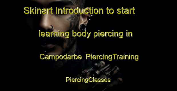 Skinart Introduction to start learning body piercing in Campodarbe | #PiercingTraining #PiercingClasses #SkinartTraining-Spain