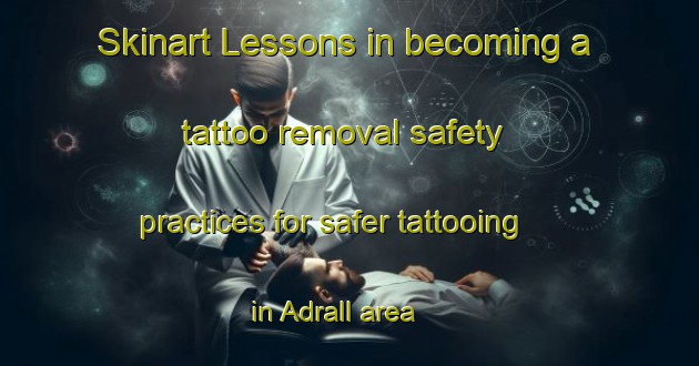 Skinart Lessons in becoming a tattoo removal safety practices for safer tattooing in Adrall area | RemovalTraining | RemovalClasses | SkinartTraining-Spain