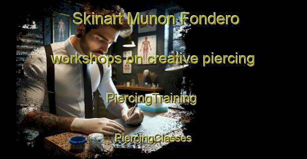 Skinart Munon Fondero workshops on creative piercing | #PiercingTraining #PiercingClasses #SkinartTraining-Spain